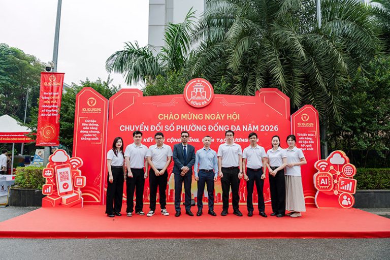 Đại diện Ban Mai tham gia Ngày hội Chuyển đổi số phường Đống Đa năm 2026.