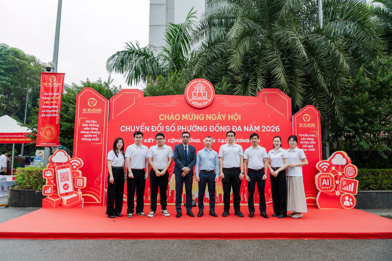 Đại diện Ban Mai tham gia Ngày hội Chuyển đổi số phường Đống Đa năm 2026.