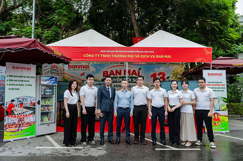 Đại diện Ban Mai tham gia Ngày hội Chuyển đổi số phường Đống Đa năm 2026.
